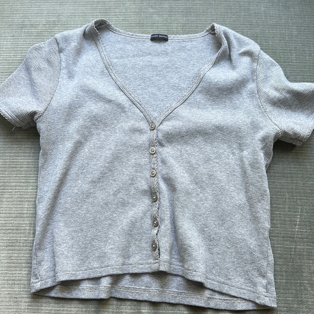 Gray Brandy Top